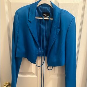 Zara bolero, royal blue jacket
